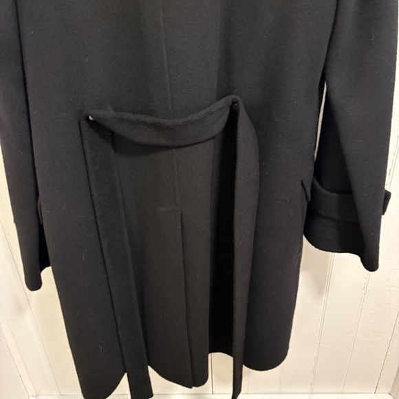 Versatile Cross-Season Wool/Nylon/Angora DKNY Trench Coat M-L - Picture 13 of 16